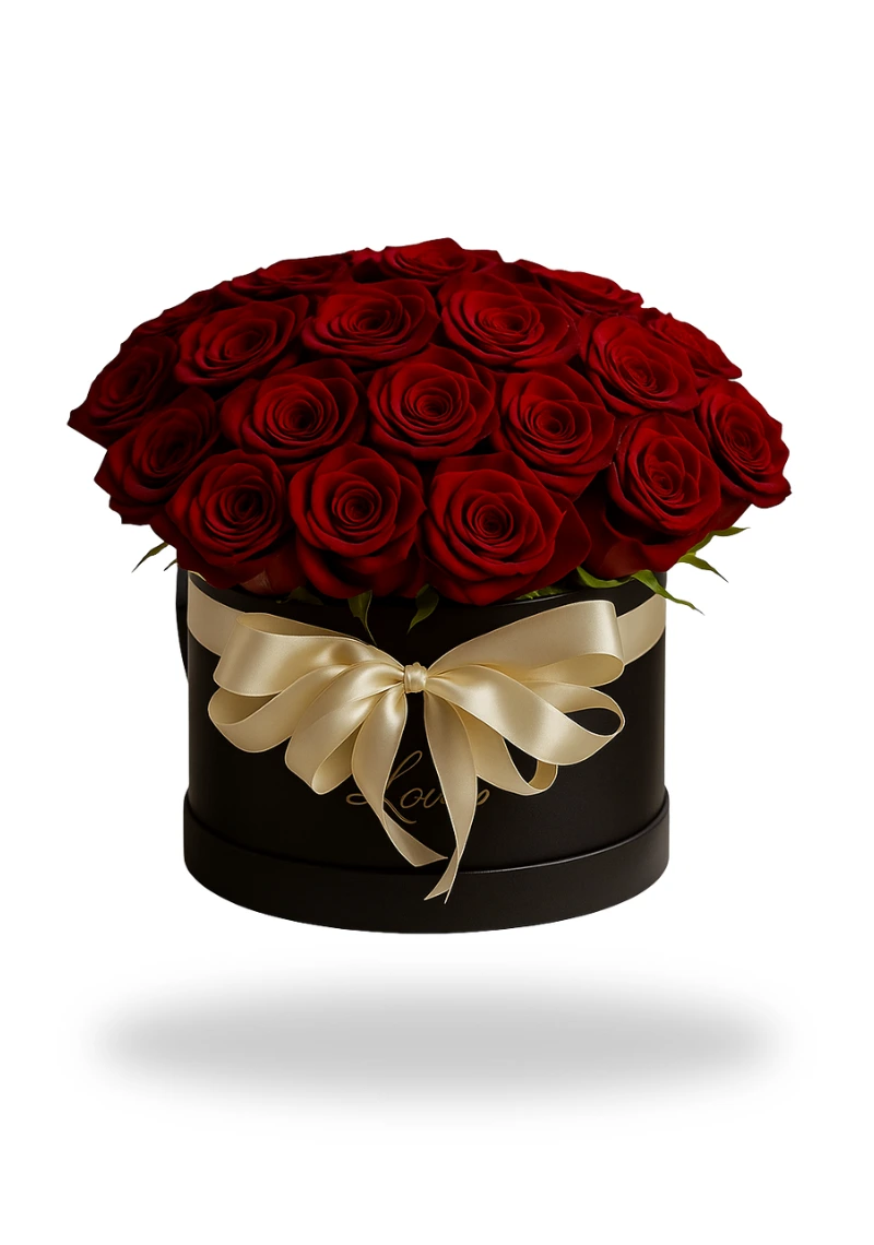 Send roses in the box